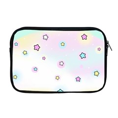 Stars, Cute, Pastel, Pattern Apple Macbook Pro 17  Zipper Case by kyorashop23