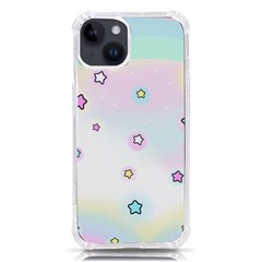 Stars, Cute, Pastel, Pattern Iphone 14 Tpu Uv Print Case by kyorashop23