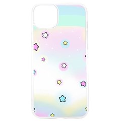 Stars, Cute, Pastel, Pattern Iphone 15 Pro Tpu Uv Print Case by kyorashop23