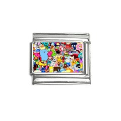 Sticker Art, Brand, Cartoon Italian Charm (9mm) by kyorashop23