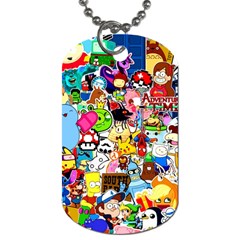 Sticker Art, Brand, Cartoon Dog Tag (two Sides) by kyorashop23