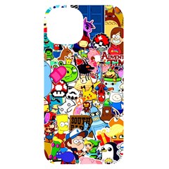 Sticker Art, Brand, Cartoon Iphone 14 Black Uv Print Case by kyorashop23