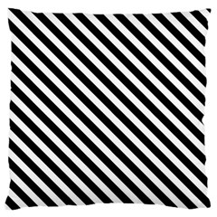 Stripes Monochrome Pattern Large Cushion Case (two Sides)