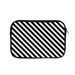 Stripes Monochrome Pattern Apple MacBook Pro 15  Zipper Case Front