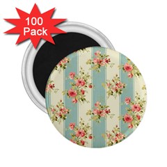 Stripes, Rose,  Texture, Flower, Paper 2 25  Magnets (100 Pack)  by kyorashop23