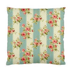 Stripes, Rose,  Texture, Flower, Paper Standard Cushion Case (two Sides) by kyorashop23