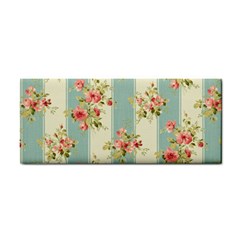 Stripes, Rose,  Texture, Flower, Paper Hand Towel by kyorashop23