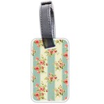 Stripes, Rose,  Texture, Flower, Paper Luggage Tag (two sides) Front