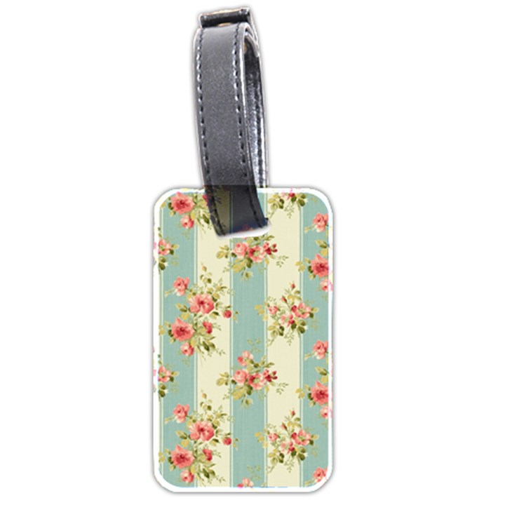 Stripes, Rose,  Texture, Flower, Paper Luggage Tag (two sides)