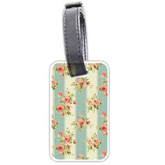 Stripes, Rose,  Texture, Flower, Paper Luggage Tag (one Side) by kyorashop23