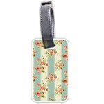 Stripes, Rose,  Texture, Flower, Paper Luggage Tag (one side) Front