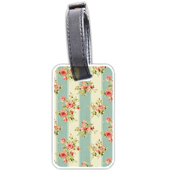 Stripes, Rose,  Texture, Flower, Paper Luggage Tag (one side)