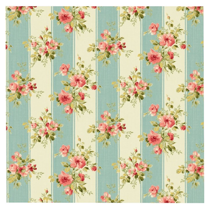 Stripes, Rose,  Texture, Flower, Paper Wooden Puzzle Square