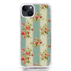 Stripes, Rose,  Texture, Flower, Paper Iphone 14 Plus Tpu Uv Print Case by kyorashop23