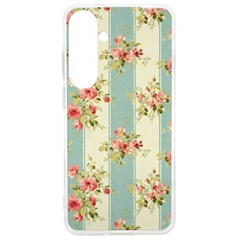 Stripes, Rose,  Texture, Flower, Paper Samsung Galaxy S24 Ultra 6 9 Inch Tpu Uv Case by kyorashop23