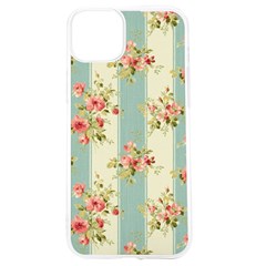 Stripes, Rose,  Texture, Flower, Paper Iphone 15 Tpu Uv Print Case by kyorashop23