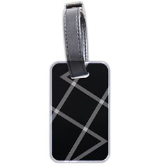 Stripes, Zigzag, Surface, Pattern, Luggage Tag (two Sides) by kyorashop23