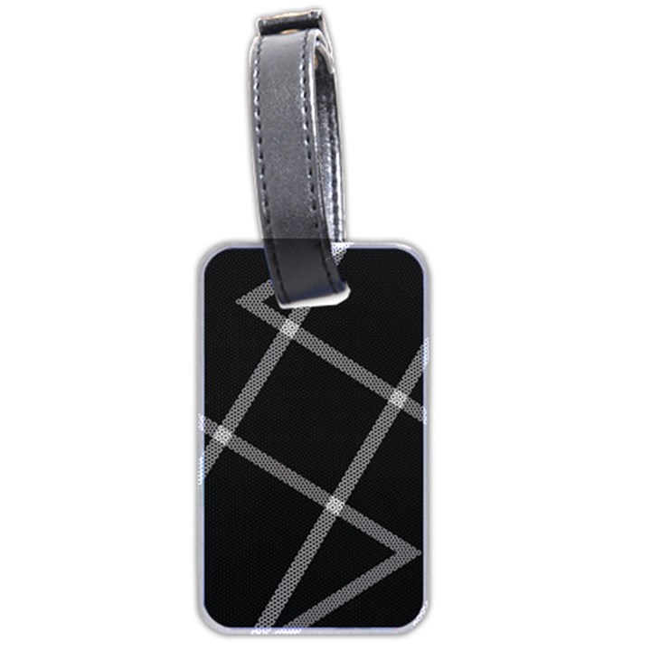 Stripes, Zigzag, Surface, Pattern, Luggage Tag (two sides)