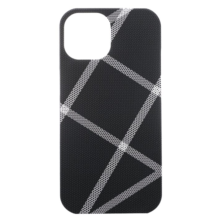 Stripes, Zigzag, Surface, Pattern, iPhone 15 Plus Black UV Print PC Hardshell Case