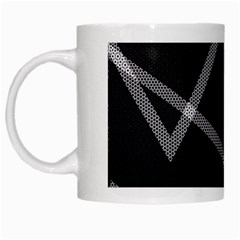 Stripes, Zigzag, Surface, Pattern, White Mug by kyorashop23