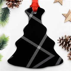 Stripes, Zigzag, Surface, Pattern, Christmas Tree Ornament (two Sides)