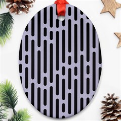 Texture, Stripes, Pattern Ornament (oval) by kyorashop23