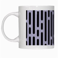 Texture, Stripes, Pattern White Mug by kyorashop23