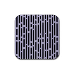 Texture, Stripes, Pattern Rubber Coaster (square) by kyorashop23