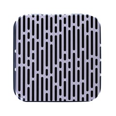 Texture, Stripes, Pattern Square Metal Box (black)