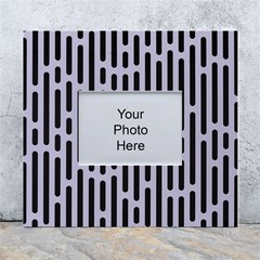 Texture, Stripes, Pattern White Wall Photo Frame 5  X 7  by kyorashop23