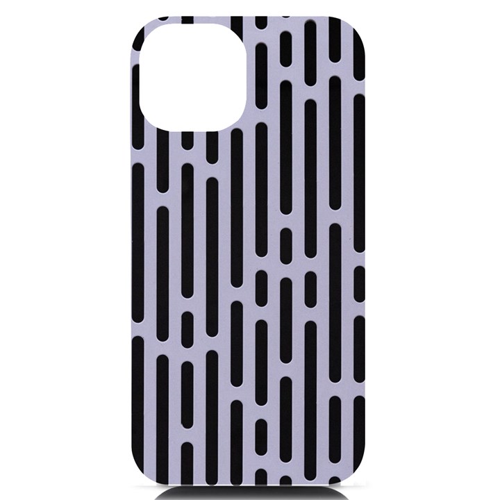 Texture, Stripes, Pattern iPhone 14 Black UV Print Case