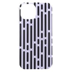 Texture, Stripes, Pattern Iphone 15 Plus Black Uv Print Pc Hardshell Case by kyorashop23