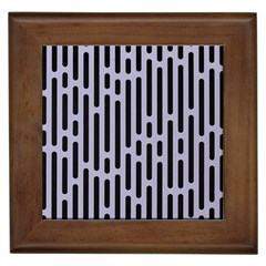 Texture, Stripes, Pattern Framed Tile by kyorashop23