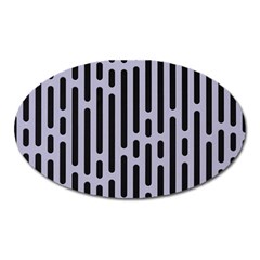 Texture, Stripes, Pattern Oval Magnet by kyorashop23