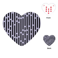 Texture, Stripes, Pattern Playing Cards Single Design (heart)