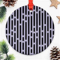 Texture, Stripes, Pattern Round Ornament (two Sides)