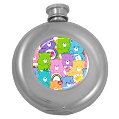 The Care Bears, Care Bears, Cartoon Round Hip Flask (5 Oz) by kyorashop23