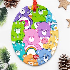 The Care Bears, Care Bears, Cartoon Oval Filigree Ornament (two Sides)