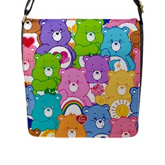 The Care Bears, Care Bears, Cartoon Flap Closure Messenger Bag (l) by kyorashop23