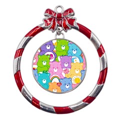 The Care Bears, Care Bears, Cartoon Metal Red Ribbon Round Ornament