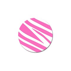 White Pink Stripes, Pattern Golf Ball Marker (10 Pack) by kyorashop23