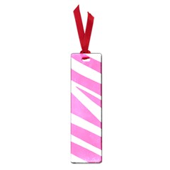 White Pink Stripes, Pattern Small Book Marks by kyorashop23