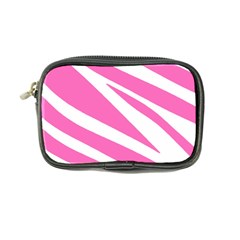 White Pink Stripes, Pattern Coin Purse by kyorashop23