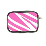 White Pink Stripes, Pattern Coin Purse Back