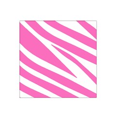 White Pink Stripes, Pattern Satin Bandana Scarf 22  X 22  by kyorashop23