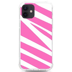 White Pink Stripes, Pattern Iphone 12/12 Pro Tpu Uv Print Case by kyorashop23