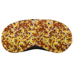 Whimsy Chickens Pattern (ai) Sleep Mask by dflcprintsclothing