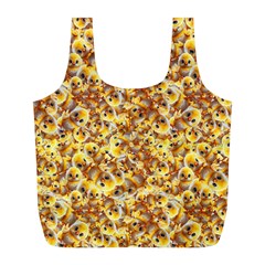 Whimsy Chickens Pattern (ai) Full Print Recycle Bag (l) by dflcprintsclothing