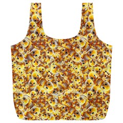 Whimsy Chickens Pattern (ai) Full Print Recycle Bag (xl) by dflcprintsclothing