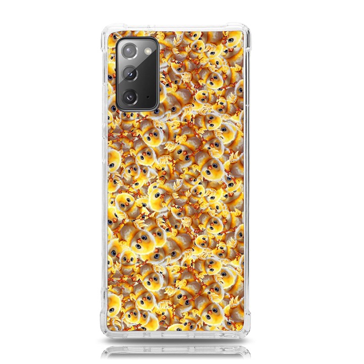 Whimsy Chickens Pattern (AI) Samsung Galaxy Note 20 TPU UV Case